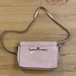 Kate Spade leather light pink crossbody purse